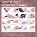 Modelones Poly Extension Gel Nail Kit - 6 Colors, 48W Nail Lamp & Slip Solution - DIY Manicure Kit for Beginners - Buy Online on GoSupps.com