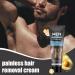  Generisch Hair removal cream for men 100 ml shaving product | Hair removal cream for arms for friends fathers bodybuilders swimmers busy professionals chest back etc. - Buy Online on GoSupps.com