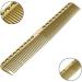 Nicoone Professional Hair Combs Aviation Aluminum Metal Cutting Comb Hairdressing Comb Salon Comb Master Barber Comb for Cutting and Hair Styling (8.4x1in Gold) 1 Count (Pack of 1) Gold - Buy Online on GoSupps.com