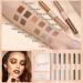 Fard paupi res liquide paillet Poudre de m lange pigment e | Fard m tallique scintillant 6 pi ces imperm able hautement pigment | Eye Beauty Cosmetics Fards paupi res liquides | - Buy Online on GoSupps.com