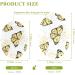 3-Pack Cleaning Kitchen Sponges Oval Seamless Pattern of Butterflies Kitchen Cellulose Dishwashing Wood Pulp Cotton - Buy Online on GoSupps.com