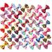 60pcs Dog Hair Bows - Grooming Bows for Dogs with High Tenacity Rubber Bands - 30 Beautiful Puppy Bows in Mix - Buy Online on GoSupps.com