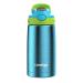 Contigo Aubrey Kids Stainless Steel Water Bottle with Spill-Proof Lid Cleanable 13oz Kids Water Bottle Keeps Drinks Cold up to 14 Hours Blue Raspberry/Cool Lime