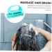 Magiclulu Silicone Shampoo Brush Set for Scalp Massage - 6 PCS | Ideal for Women & Men Body Scrubber & Head Massager - Buy Online on GoSupps.com