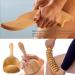 8PC Wooden Massage Therapy Tools Set | Gua Sha Scooter & Anti-Cellulite Massagers for Full-Body Muscle Pain Relief - Buy Online on GoSupps.com