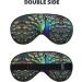 Buy Beautiful Peacock Print Unisex Sleep Mask | Double-Sided Eye Mask for Sound Sleep & Skin Care - Shop Internationally - Buy Online on GoSupps.com