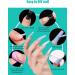 Deciniee 240Pcs Semi Frosted Trapezoidal Gel Nail Tips - Full Cover Clear & Acrylic Extension Tips for Nails Salon & Home Nail Design | 12 Sizes - Buy Online on GoSupps.com