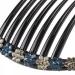 Buy Rhinestone Flower Hair Comb Insert Clip - Blue Hair Accessories for International Shipping - Buy Online on GoSupps.com