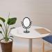Leorx Vintage Desktop Makeup Mirror - Acrylic Rose Pattern Vanity Mirror (Black) - 22x16x9.5cm - Ideal for Bedroom & Bathroom - Buy Online on GoSupps.com