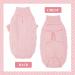 Hjumarayan Elegant Dog Sweater for Medium Dogs | Warm & Stylish Pink Sweater with Leash Hole | Perfect for French Bulldogs (XXL 70cm Breast 52cm Back) - Buy Online on GoSupps.com