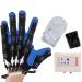 Rehabilitation Robot Gloves Finger Gloves for Stroke Hemiplegia Patients Straightening Brace Guard Protector with Single Finger Training and Mirror Mode(Size:Right-L)