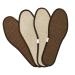 2 Pairs Shoes Insoles Bamboos Charcoal Weave Shoe Inserts Linen Sweat- Absorbent Shoe Pads for Men Sports Shoes 26.5x5cm