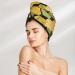 Super Absorbent Bee Honey Microfiber Hair Towel Wrap for Women | Quick Dry Coral Velvet Cap for Long Curly & Thick Hair - Buy Online on GoSupps.com