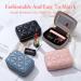 Female Travel Lipstick Case with Mirror - Pink Leather Makeup Bag for Women's Toiletries, Daily Touch-ups & Cosmetic Storage - Buy Online on GoSupps.com
