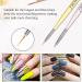 Nail Art Brushes Set for Salon Quality Manicures - Gel Polish Design Pen, Nail Extension & Builder Gel Brush, Liner Brush, Dotting Pen - DIY Manicure Tools - Buy Online on GoSupps.com