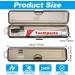 Toothbrush Travel Case Set - 4 Transparent Holders for Travel Camping & Home | Portable Plastic Covers - 7.87x1.85x1.18 inches - Buy Online on GoSupps.com