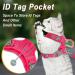 Escape Proof Cat Harness and Leash Set with ID Tag Pocket - X-Small Pink - Buy Online on GoSupps.com