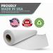 15x75' White Art Easel Paper Roll - 100% Recyclable Non-Yellowing Bond Paper - Buy Online on GoSupps.com
