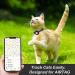 Reflective Airtag Cat Collar with Bell - Adjustable 17.8-30.5 cm - Safety Buckle for Cats - GetaWay Solids in Red & Monochrome - Buy Online on GoSupps.com