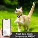 Shop Adjustable Airtag Cat Neck Band with Bell | Reflective Kitten Collar Holder | Safety Buckle for Cats | 17.8-30.5 cm - Violet - Buy Online on GoSupps.com