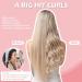 Heatless Overnight Curling Rod Set - 70 Soft Velour Hair Rollers for Long Beautiful Curls | Sleep-in Lazy Curlers in Champagne & Pink - Buy Online on GoSupps.com