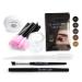 Marie-Jos & Co Henna Eyebrow Kit Eyebrow Spot Coloring Long-Lasting Eyebrow Color spot Pro Starter Kit with 5 Different Dye Colors and Essential Accessories