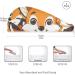 Buy Cute Cartoon Foxes Hair Towels - 2 Pack Super Absorbent Quick Dry Hair Turbans for Women & Girls - Buy Online on GoSupps.com
