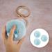 Housoutil Houppettes Poudre B b 3 Pcs Ronde Coton Doux Bleu N ud Confortable pour Soin Apr s Bain Usage Voyage 10x10x3cm Bleu Ciel - Buy Online on GoSupps.com