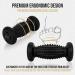 Hedgehog Ball Foot Massage Set | 1 Foot Massager 2 Nubby Massage Balls Oval Spiked Ball | Foot Roller for Back Legs & Feet | Includes Video Poster & Bag | International Shipping Available - Buy Online on GoSupps.com