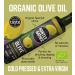 Hunter & Gather 500ml Organic Cold Pressed Extra Virgin Olive Oil - Perfect for Drizzling, Dipping & Dressing | Keto, Low Carb & Paleo Friendly - Buy Online on GoSupps.com
