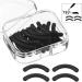 LHKJ 24 Pcs Rubber Lady Makeup Tool Black Eyelash Curler Replacement Pads with a Clear Storage Box - Buy Online on GoSupps.com