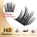 Cluster Eyelash Extensions - 165 PCS Wispy DIY Individual Lashes | Soft Mink False Eyelashes with Super Thin Band (C-8-16mix - Buy Online on GoSupps.com