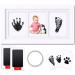 Crenze Baby Hand and Footprint Kit Infant Photo Frame Kit with Safe Clean-Touch Ink Pad Perfect Keepsake Baby Shower Gifts Ideal Present for Newborn Boys and Girls for Nursery Decor White-Ink Pad