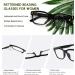 Stylish Two Tone Reading Glasses for Women | Black Frame +0.75 Magnification - Shop Internationally - Buy Online on GoSupps.com