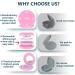 Adjustable Vent Retainer Case with Mirror - Slim Aligner Case for Mouth Guard & Retainer - Made in USA - Pink - Buy Online on GoSupps.com