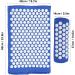 Acupressure Mat & Pillow Set | Royal Blue | Elastic Medical Sponge for Pain Relief & Muscle Relaxation | Easy to Clean - Buy Online on GoSupps.com