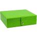 Leather 7 Day AM/PM Pill Organizer - Green | International Shipping Available - Buy Online on GoSupps.com