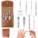Nail Clipper Set Professional Manicure Set 8 Pieces Grooming Kit Manicure Pedicure Tools Travel Nail Set Personal Care Beauty