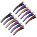 Hair Clips for Styling  Sublaga 12 Pcs Non-Slip Colorful Plastic Duckbill Alligator Hair Barrettes Pins for Women  Baby Kids and Girls  3.5 (12pcs Frosted color)