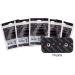 Compex Easy Snap Electrodes 2 x 4 Inch for Edge, Performance, Sport Elite, Wireless Muscle Stimulators - 5 Pack (10 Electrodes) - Black