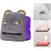 LOVIVER Electric Foot Warmer - USB Foot Heating Pad with Overheat Protection & Washable Design - Ideal for Cold Weather | Gray Cat - Buy Online on GoSupps.com