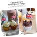 Zerodeko 200pcs Toothpick Cake Insert American Flag Toothpicks Britain Flags Cupcake Toppers American Cheese Country Toothpick Flag Food Flags Top Hat Cupcake Supply Wooden Scotland British Assorted Color 2 6.5X3.5CM - Buy Online on GoSupps.com