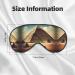 Dreaming of the Pyramids Eye Mask - Comfortable Adjustable Sleep Mask for Men & Women | Soft & Elastic Nighttime Relaxation - Buy Online on GoSupps.com