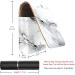 Travel Lipstick Organizer Case | Portable Makeup Bag with Mirror | Classic White Marbling - L736j9ddnu - Buy Online on GoSupps.com