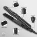 Buy Mini Flat Iron - Ceramic Tourmaline Small Hair Straightener for Short Hair Dual Voltage Travel Edition Portable with Pouch (Black) - Ships Worldwide - Buy Online on GoSupps.com