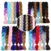 SEGO 41 Braid Extensions - Synthetic Crochet Braiding Hair (165g/bundle) - Black | 3 Pieces for Stunning Styles - Buy Online on GoSupps.com