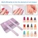 25 Pcs Emery Board Nail Files | Double Sided 100/180 Grit for Natural & Acrylic Nails | Professional Reusable Manicure Pedicure Tool - Gray - Buy Online on GoSupps.com