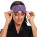 Haskirky Light Blocking Eye Mask - Breathable & Adjustable for Adults | Ideal for Travel, Yoga & Meditation - Purple Mandala Design - Buy Online on GoSupps.com