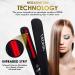 iKonic Supernova Tourmaline Flat Iron - Infrared Hair Straightener with 1 Inch Curved Plates for Maximum Smoothness & Shine | International Shipping Available - Buy Online on GoSupps.com