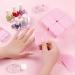 Lint Free Nail Wipes - 540PCS Non-Woven Nail Polish Remover Pads for Eyelash Extensions & Nail Prep - Soft Acetone Wipes in Pink - Buy Online on GoSupps.com